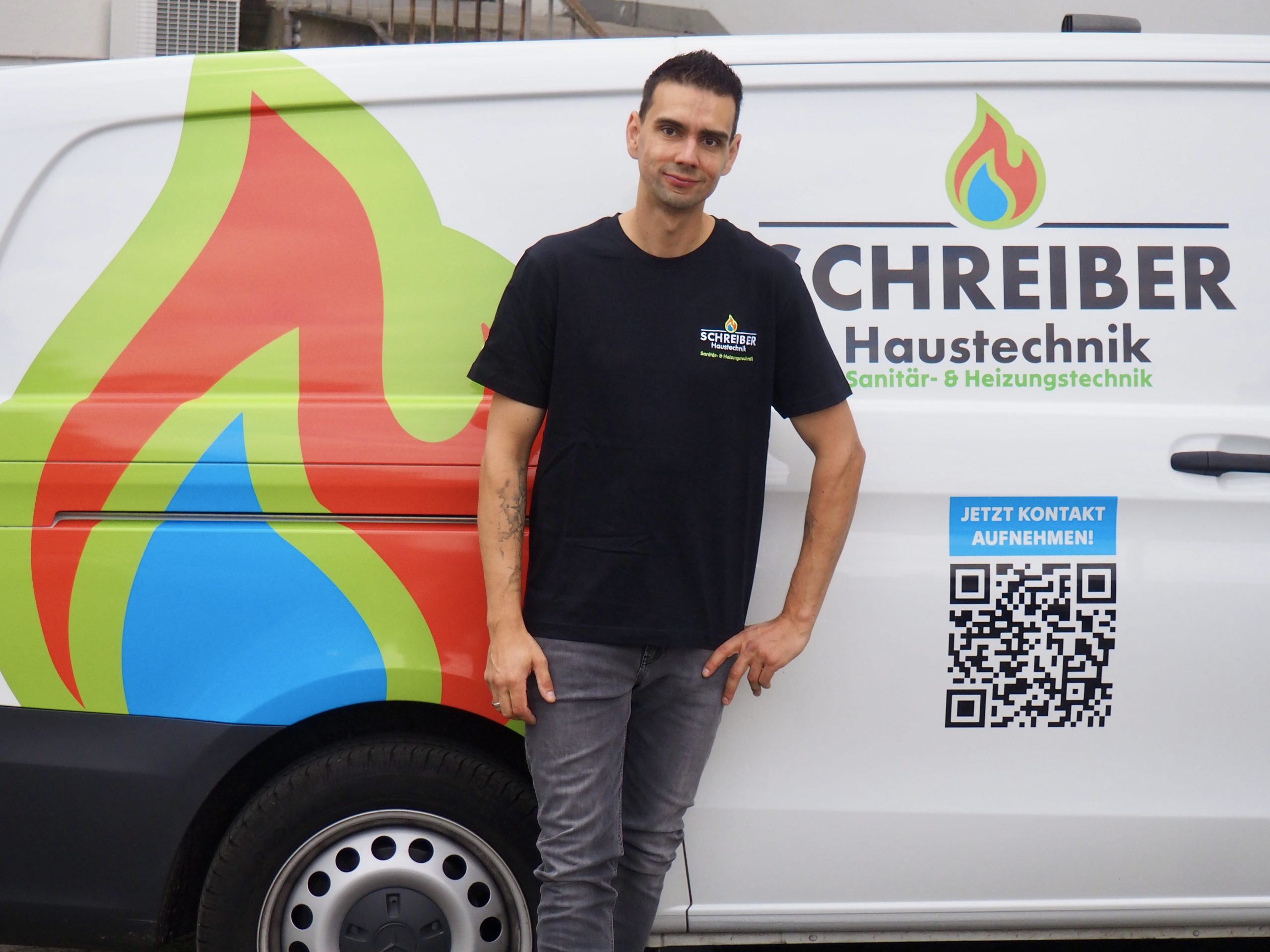 Schreiber Haustechnik – unser Servicefahrzeug